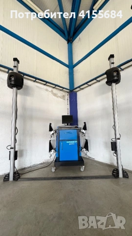 Стенд за регулиране на преден и заден мост