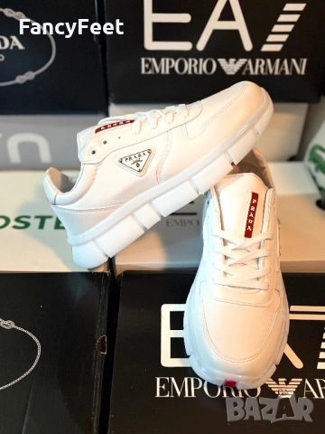 Prada мъжки спортни обувки, снимка 3 - Маратонки - 54445427