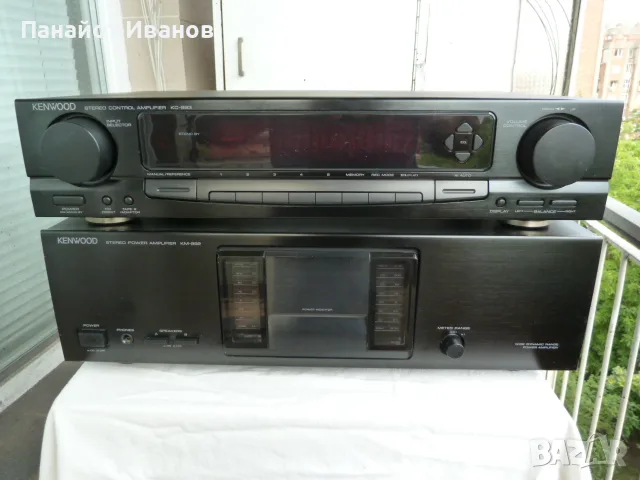 Kenwood KC-993 и KM-992 пред усилвател с вграден  еквалайзер и крайно стъпало