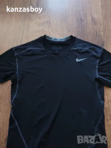 nike pro combat - страхотна мъжка тениска Л КАТО НОВА, снимка 4 - Тениски - 55694767