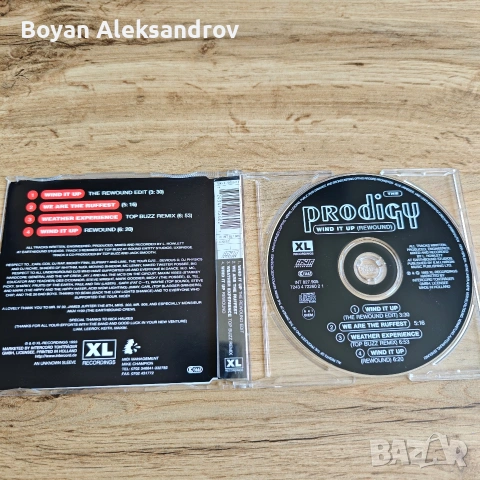 The Prodigy – Wind It Up (1993) [CD], снимка 2 - CD дискове - 54999360