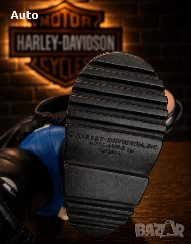 Рядка колекционерска фигура Harley-Davidson "Harley Hog" (1993) – Оригинал Applause Inc., снимка 4 - Колекции - 55235355