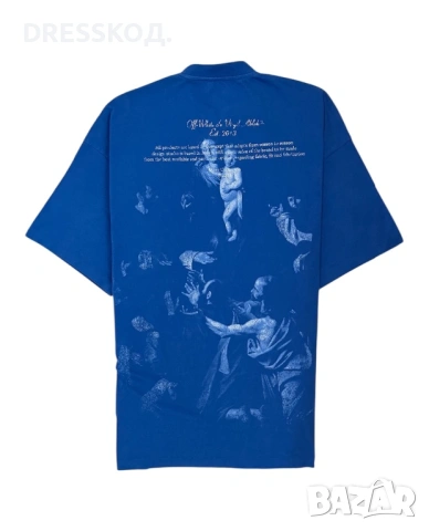Off White Stamp Marry оригинална мъжка тениска, 2XL размер