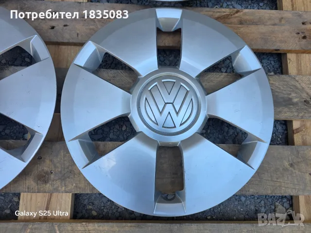Оригинални тасове VW 14 цола, снимка 4 - Аксесоари и консумативи - 55424336
