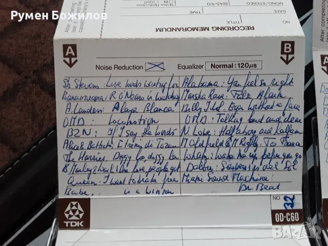 10 редки и много добри касети от колекция със записи, снимка 6 - Аудио касети - 55439343