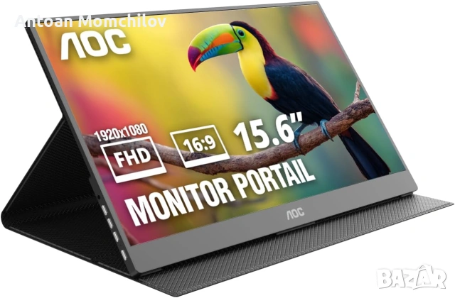 Преносим монитор AOC 16T20E2 15.6 FHD USB-C