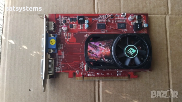 Видео карта AMD Radeon PowerColor HD AX6570 HDMI 1024MB GDDR3 128bit PCI-E
