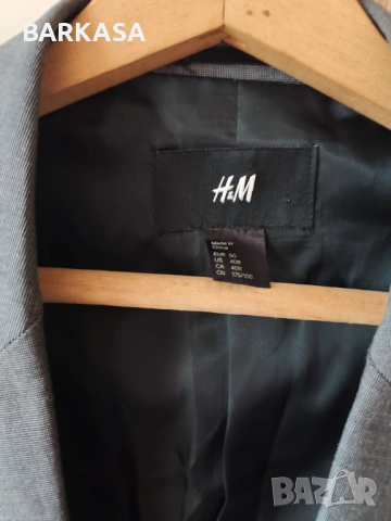 Мъжко елегантно сако HM размер Л, снимка 2 - Сака - 54008121