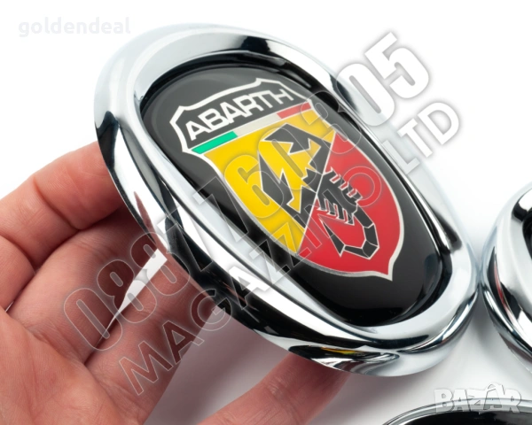 Емблема за Фиат Абарт 95 мм 100 мм 120 мм Fiat Abarth Скорпион, снимка 7 - Аксесоари и консумативи - 54475939