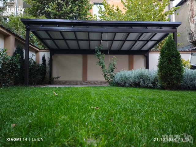 Навес , поликарбонат , сандвич панел , метални конструкции, снимка 4 - Ремонти на апартаменти - 54092415