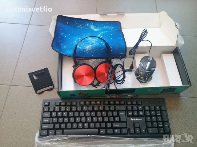 Комплект Gaming , Клавиатура, Мишка, Слушалки, Подложка за мишка, снимка 2 - Геймърски - 55485601