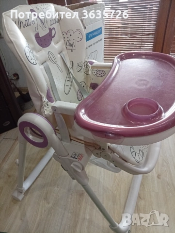 Чиполино стол за хранене без забележки., снимка 2 - Столчета за хранене - 54148947