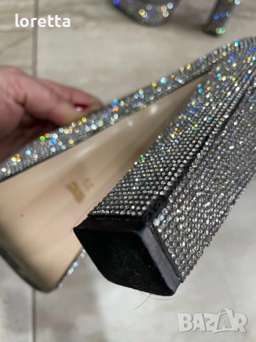 Обувки с камъни yoncy , снимка 2 - Дамски обувки на ток - 54167199