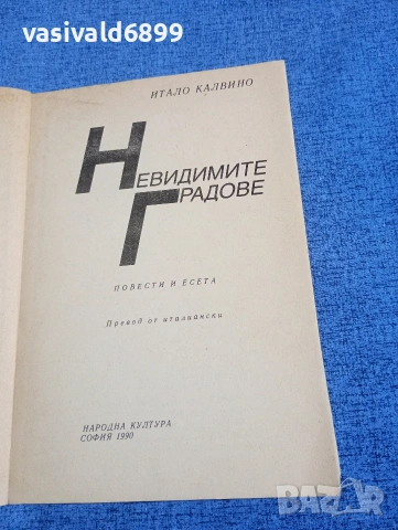 Итало Калвино - Невидимите градове , снимка 4 - Други - 54194706