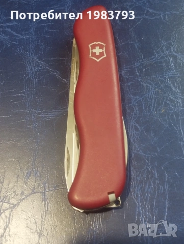 Стар модел голям 111 мм.Victorinox Switzerland с трион, снимка 5 - Ножове - 54822127