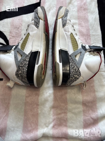 Air Jordan Spizike"бял цимент"-кец 46 номер, снимка 3 - Кецове - 54253419