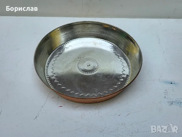 Медна тава - бакърена, снимка 6 - Съдове за готвене - 55589627