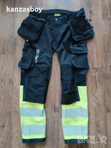 Blaklader 1993 4-Way Stretch Hi Vis Work Trousers - мъжки работен панталон 54/ХЛ, снимка 7 - Спортни дрехи, екипи - 55615434