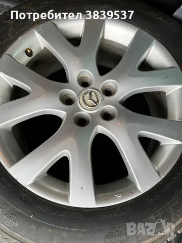 Оригинални джанти за Mazda 18" 5x114.3 с гуми Michelin 235/60/18 за CX-7, CX-5, снимка 4 - Гуми и джанти - 55394024