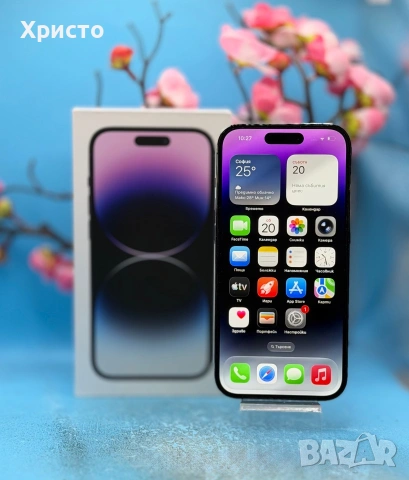 Apple iPhone 14 Pro, 128GB, 6GB RAM, 5G, Deep Purple  , снимка 2 - Apple iPhone - 55005797