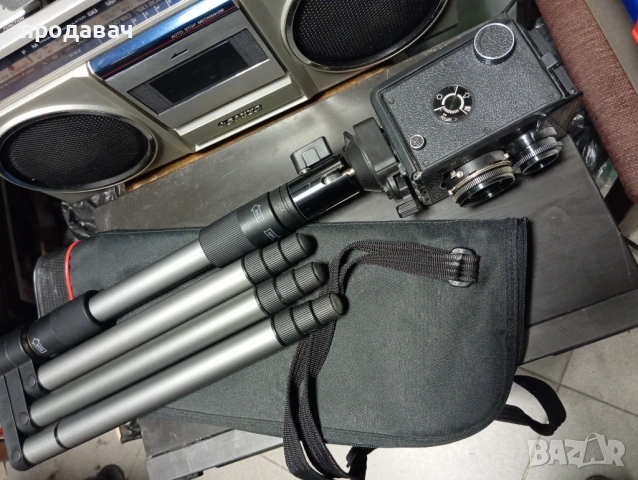 Статив и старинен фотоапарат, снимка 5 - Антикварни и старинни предмети - 54268422