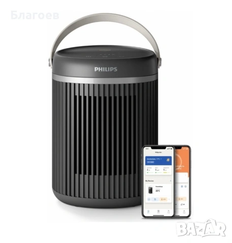 Вентилаторна печка Philips CX3120/01, 2000W, 3 степени на мощност, до 20 м2 отопляема площ, защита о, снимка 2 - Печки, фурни - 54383516