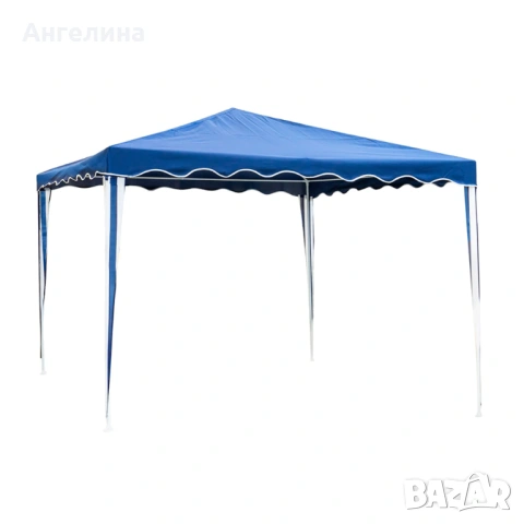 Шатра Muhler G1015 300x300xH250cm, синя, снимка 2 - Градински мебели, декорация  - 54639352