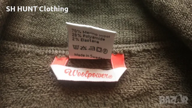 Woolpower Full Zip Jacket 70% Merino Wool размер M / L за лов термо горница 70% Мерино вълна - 2925, снимка 12 - Екипировка - 55675756