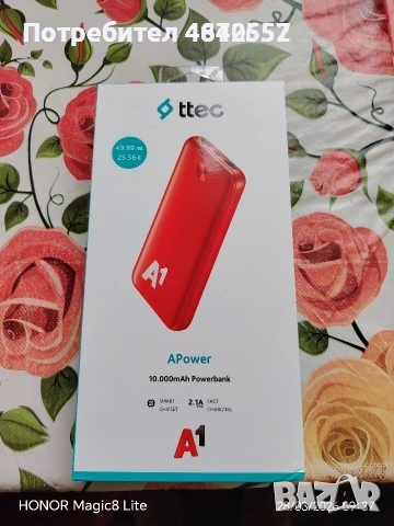 Преносима батерия ttec, снимка 4 - Външни батерии - 55167961