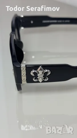 Мъжки слънчеви очила Chrome Hearts Lowrider (Черни), снимка 3 - Слънчеви и диоптрични очила - 55363641