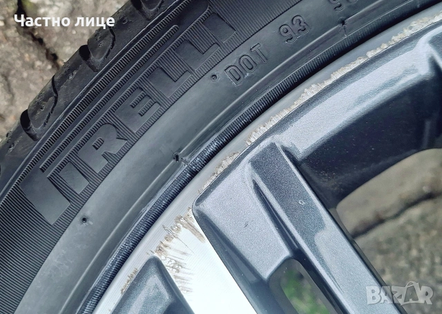 Продавам 1бр.оригинална 19-ка джанта с лятна гума за Пасат Alltrack , снимка 5 - Гуми и джанти - 54368432