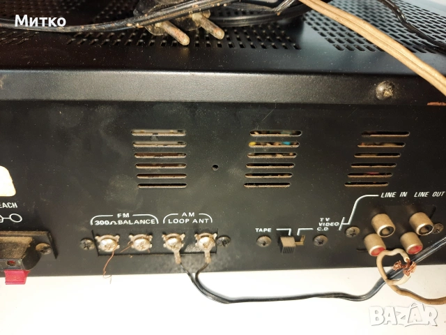 Винтидж стерео касетен тунер Seico SA-126TE с 2 броя тонколони, снимка 10 - Декове - 55149417