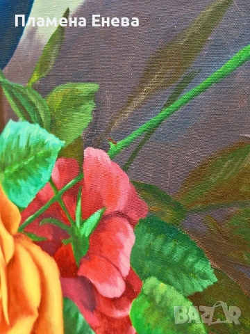 Голям натюрморт по Върнън Уорд, снимка 4 - Картини - 54178422