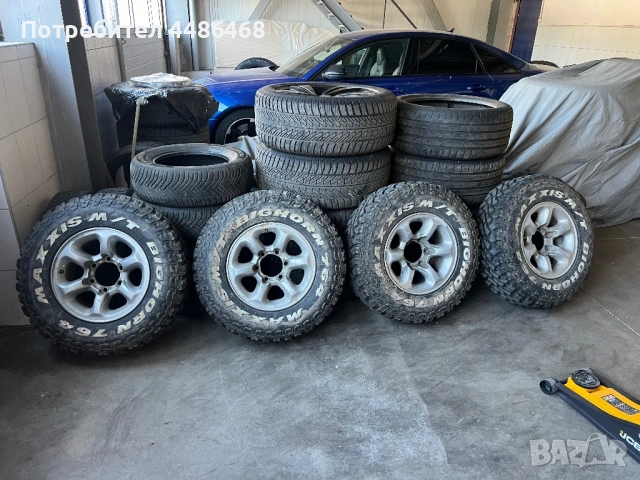 Maxxis Bighorn LT235/75R15 + джанти 15” – ТОП състояние