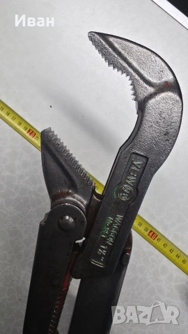 Тръбен ключ VBW Germany 1,1/2, снимка 3 - Ключове - 55018765