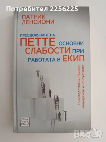 Преодоляване на петте основни слабости при работа в екип