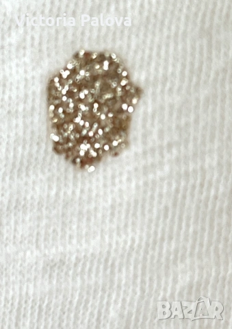 Изящна памучна блуза BODEN със сияйни златни точки , снимка 4 - Блузи с дълъг ръкав и пуловери - 54020292