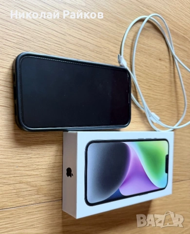 iPhone 14 midnight 128gb 82% батерия , снимка 2 - Apple iPhone - 54213810