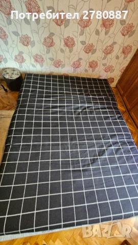 Разтегателен диван IKEA PS с Матрак Murbo и оригинален калъф Rute в черно / бяло , снимка 9 - Дивани и мека мебел - 54742149