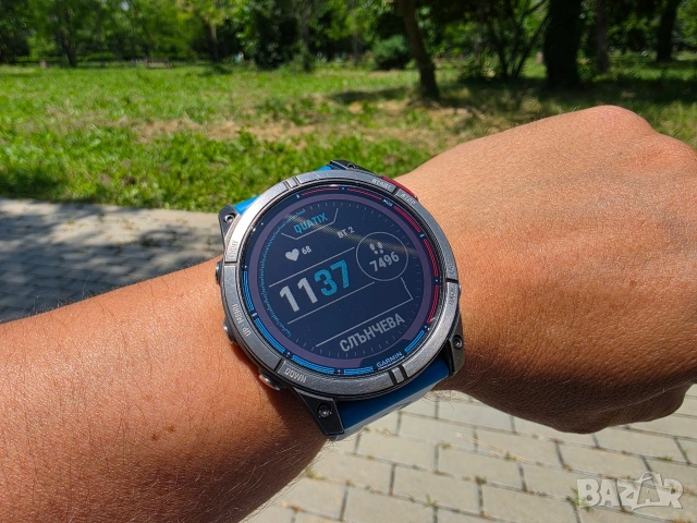 Garmin Quatix 7x Solar Sapphire Titanium 51mm , снимка 2 - Мъжки - 54966431