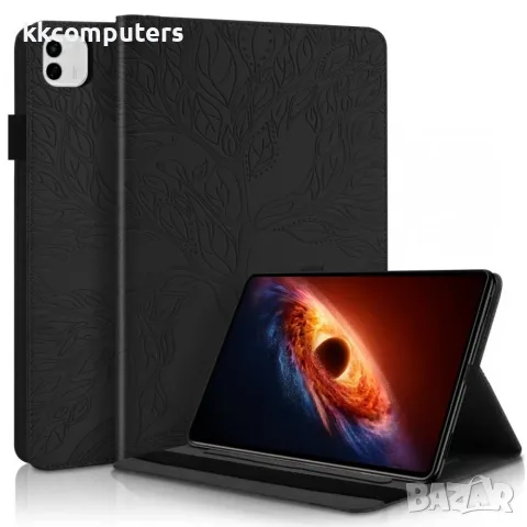 За Honor MagicPad 4 / MagicPad 3 Pro 12.3" 2026 Life Tree Series Кожен Калъф Тефтер със Стойка и Скр, снимка 2 - Калъфи, кейсове - 55524438