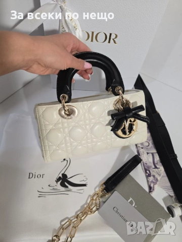 Dior D-Joy Дамска Бяла Чанта Код Brand Luxury Fashion4, снимка 5 - Чанти - 54953078