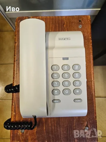 Стационарен телефон Alcatel В отлично техническо и визуално състояние., снимка 2 - Стационарни телефони и факсове - 55428256