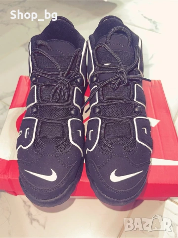 Nike uptempo black , снимка 4 - Кецове - 55258436