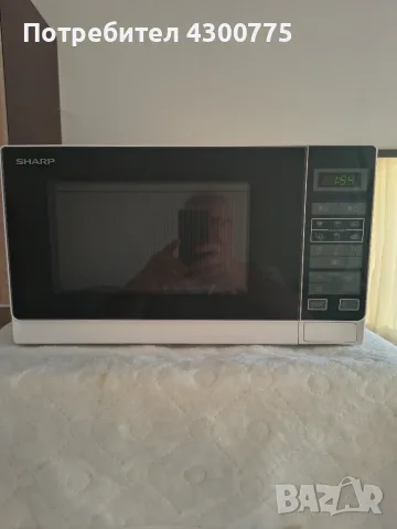 Микровълнова фурна Sharp R242WW, снимка 5 - Микровълнови - 55399719