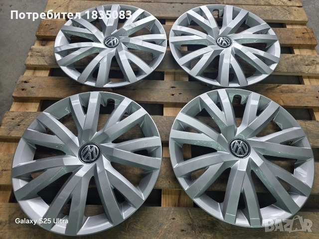 Оригинални тасове VW 16 цола, снимка 2 - Аксесоари и консумативи - 54580949