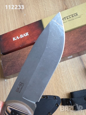 KA-BAR BK92 Becker Campanion Fixed Blade Magna Cut, снимка 7 - Ножове - 55006415