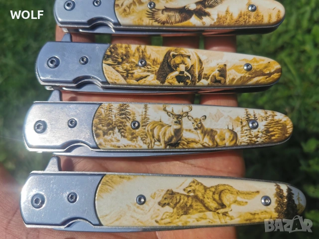 Grizzly Полу автоматични ловджийски ножки, снимка 9 - Ножове - 55212948