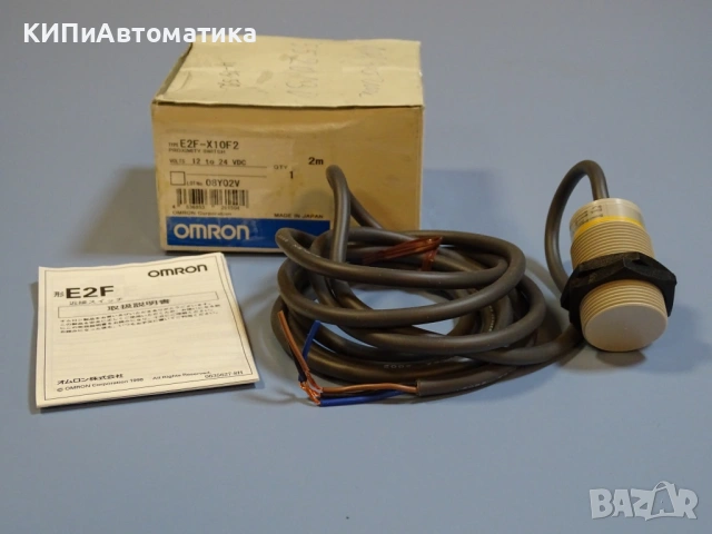 индуктивен датчик Omron E2F-X10F2 Proximity Switch 12-24VDC