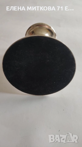 Двойка посребрени свещници с патина, снимка 7 - Антикварни и старинни предмети - 53999176